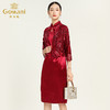 乔万尼重磅蕾丝缎面两件套小礼服红色喜庆气质宴会连衣裙EN1G907 商品缩略图2