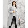 famecoco范可儿毛呢外套秋冬赫本风双面呢大衣中长款F208AC110 商品缩略图3