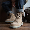 男鞋冬季高帮马丁靴英伦风工装鞋中帮复古沙漠靴男士军靴作战靴子 商品缩略图1