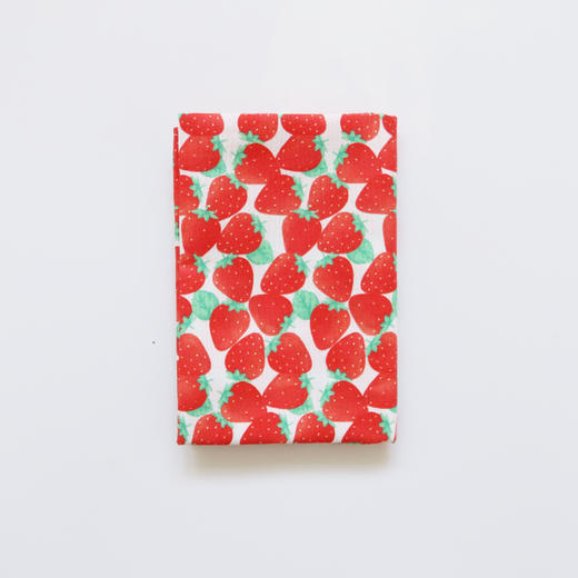 HUJI祤集小方巾插画草莓草莓 商品图1