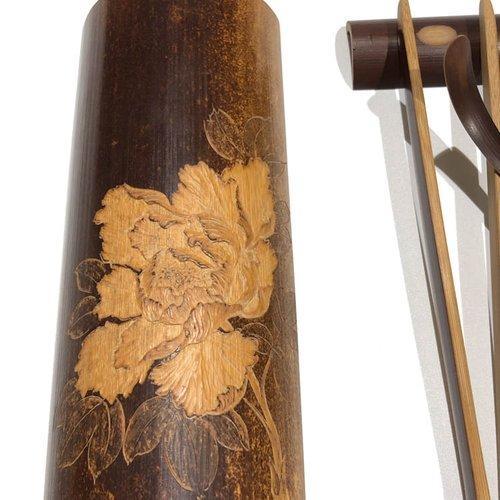 JINXUANZI/金玄紫     湘妃竹三件套（茶则，茶拨，茶夹）手工雕刻 商品图3