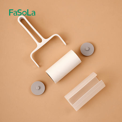 FaSoLa粘毛器可撕式滚筒毡滚刷沾毛宿舍神器除毛衣服去黏毛刷衣物卷纸吸 商品图5
