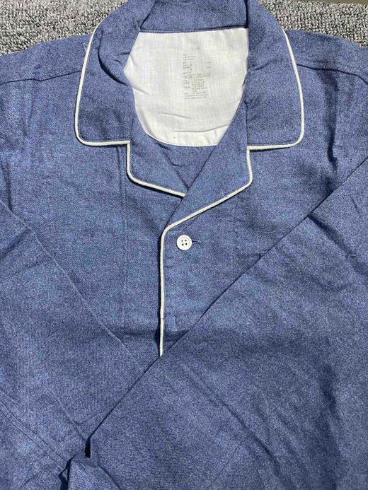 无印良品MUJI新款男款法兰绒睡衣睡裤套装 商品图5