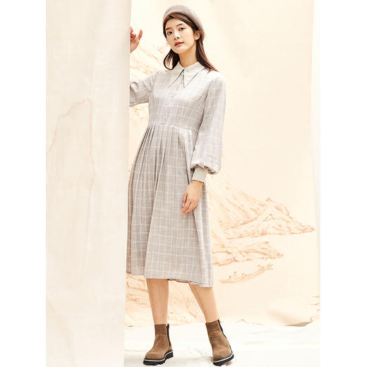 famecoco范可儿法式连衣裙小众收腰气质中长款F208FA008 商品图3