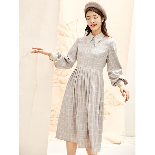 famecoco范可儿法式连衣裙小众收腰气质中长款F208FA008 商品图2