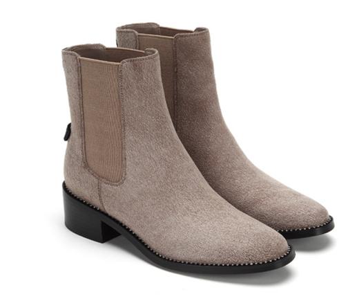 westory商场专柜同款羊皮休闲率性舒适百搭马丁靴W284S80871 商品图1