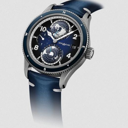 万宝龙MONTBLANC 1858系列南北半球世界时腕表  U0125565 商品图1