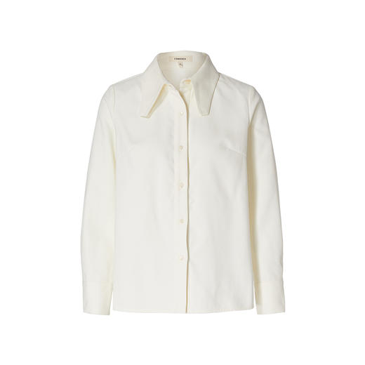 Famecoco范可儿衬衫上衣女秋冬设计感长袖法式气质衬衣F208BA016 商品图4