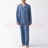 无印良品MUJI新款男款法兰绒睡衣睡裤套装 商品缩略图0