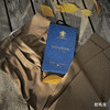 Hardy Minnis Super Gabardine 370克高克重嘎巴甸澳洲美丽诺羊毛深卡其色意式工艺裤装 商品缩略图4