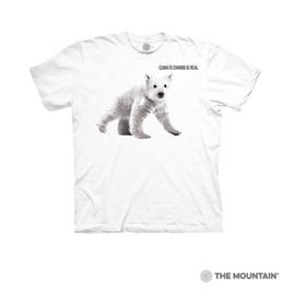 美国授权正品The Mountain儿童款保护北极熊崽图案3DT恤100%棉