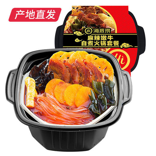 【海底捞】懒人自煮自热方便速食小火锅2盒装 一荦一素 8个口味任意配产地直发 商品图1