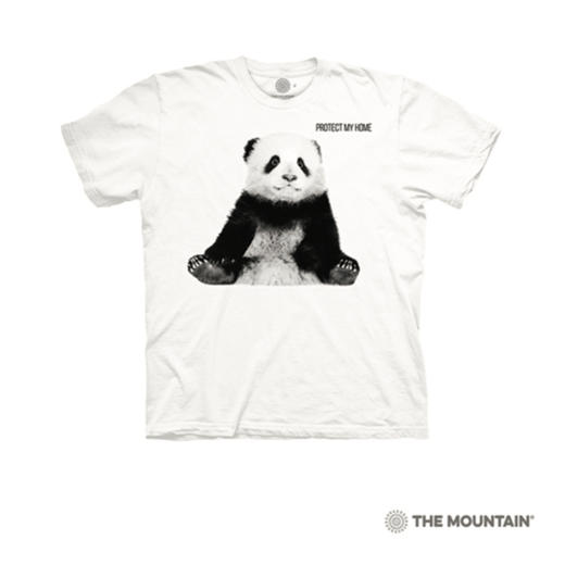 美国授权正品The Mountain儿童款保护熊猫宝宝图案3DT恤100%棉 商品图0