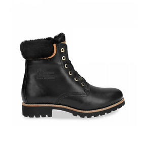 断码特价36码&37码西班牙原产时尚舒适羊毛款皮毛一体女士皮靴P03LTB2（高品质纯天然羊毛内衬）