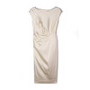 J9283633A 颈袖添香季新款修身包臀收腰显瘦职场气质无袖中长款白色连衣裙 商品缩略图4