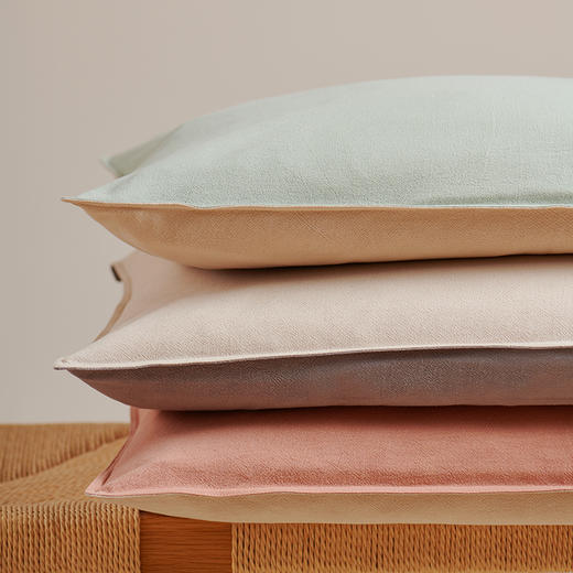 成人荞麦枕棉麻枕罩AB面荞麦壳枕 商品图0