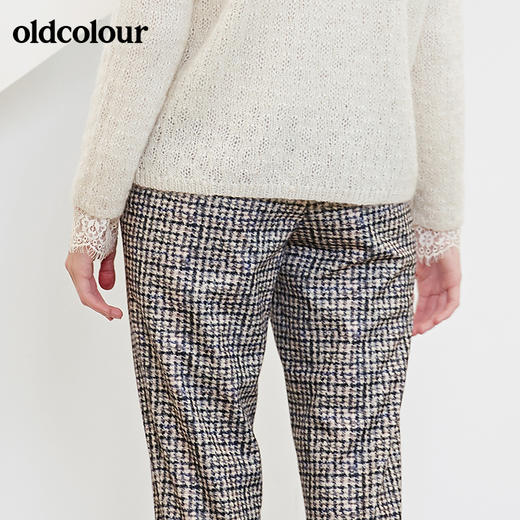 oldcolour时尚气质紧身显瘦休闲长裤女L43073309 商品图4