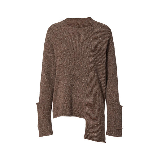 Famecoco范可儿毛衣女秋冬羊毛衫套头针织衫上衣F208DB020 商品图3