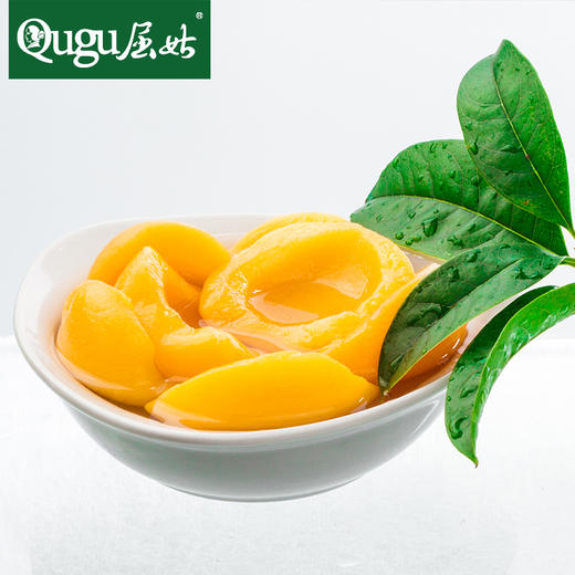 屈姑黄桃罐头，425g*4罐装 新鲜黄桃制作 商品图7