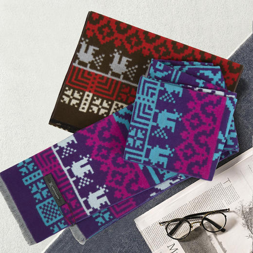 鑫缘 全真丝拉绒情侣围巾 HB4622A 商品图2