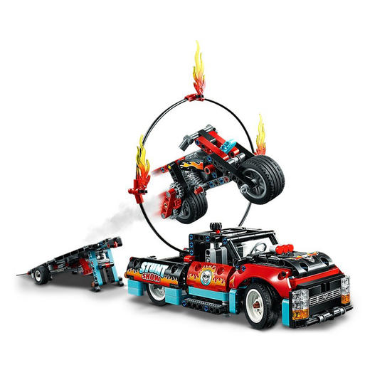 乐高卡车与摩托车特技表演42106 商品图4