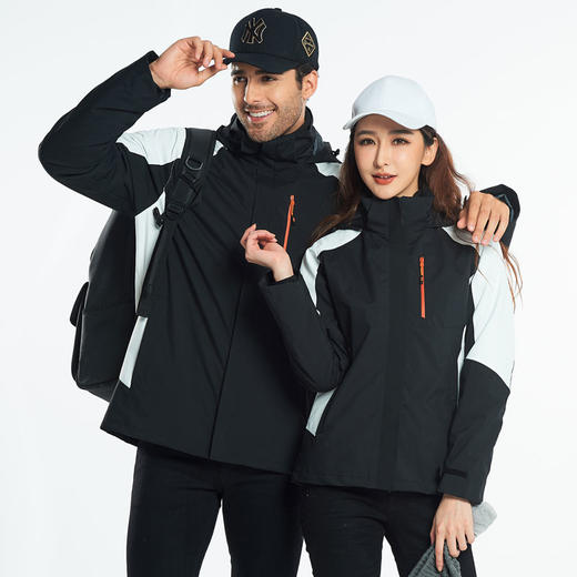 秋冬户外保暖防风｜Feize 菲则多功能三合一冲锋衣 男女款 订单72小时内发货 商品图10