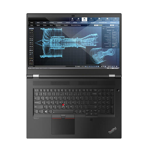 ThinkPad P17 十代英特尔至强移动图形工作站设计师17.3英寸绘图笔记本电脑 商品图1