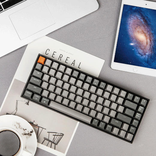 Keychron K2蓝牙无线机械键盘 84键RGB灯效 双模连接红轴键盘 商品图2