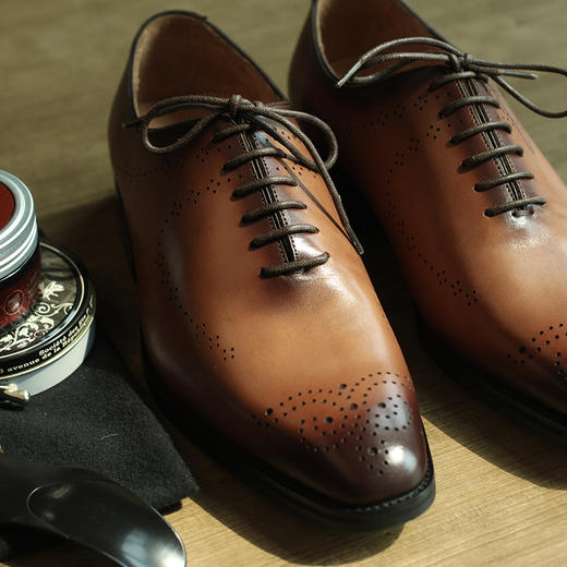 高级内缝工艺绅士级个性花色皮鞋 六色款 商品图3