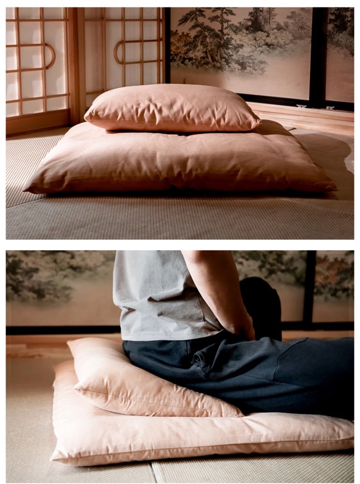 木棉打坐垫南怀瑾先生设计款木棉垫禅修垫禅堂七支坐法