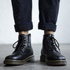 黑色马丁靴男鞋冬季百搭高帮皮靴子加绒雪地靴中帮英伦风工装鞋 商品缩略图8