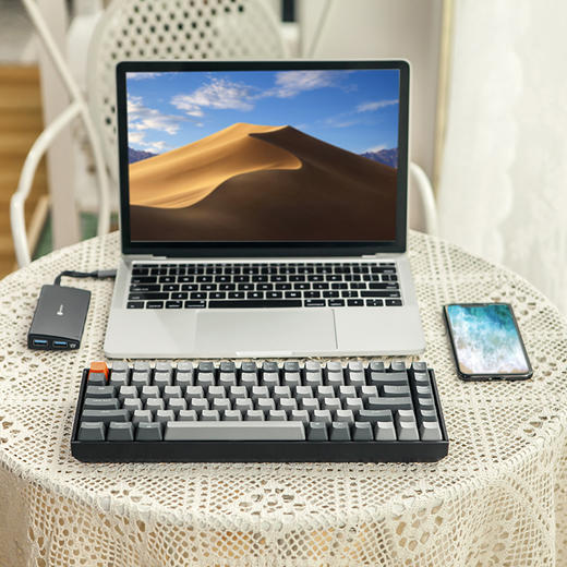 Keychron K2蓝牙无线机械键盘 84键RGB灯效 双模连接红轴键盘 商品图4