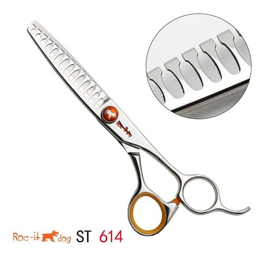 台湾锋狗剪刀ST-614 美发剪刀理发剪刀牙剪鱼骨剪打薄剪去量剪 商品图0