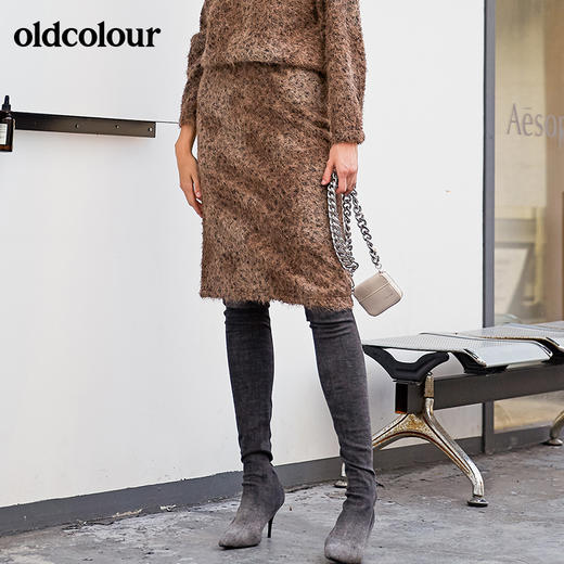 oldcolour冬季中裙L43062361 商品图0