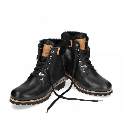 断码特价36码&37码西班牙原产时尚舒适羊毛款皮毛一体女士皮靴P03LTB2（高品质纯天然羊毛内衬） 商品图1