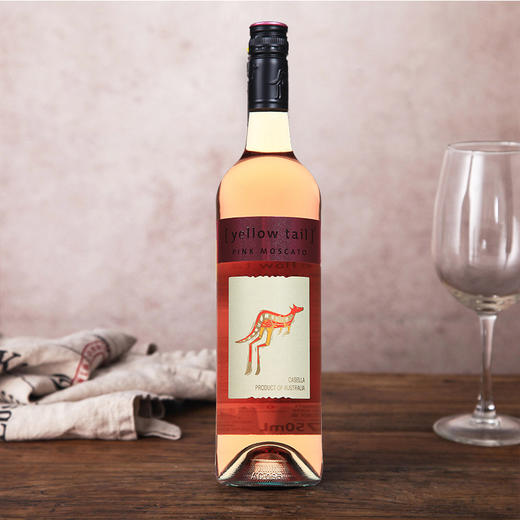 【整箱6瓶】黄尾袋鼠幕斯卡桃红葡萄酒750ml*6瓶 商品图3