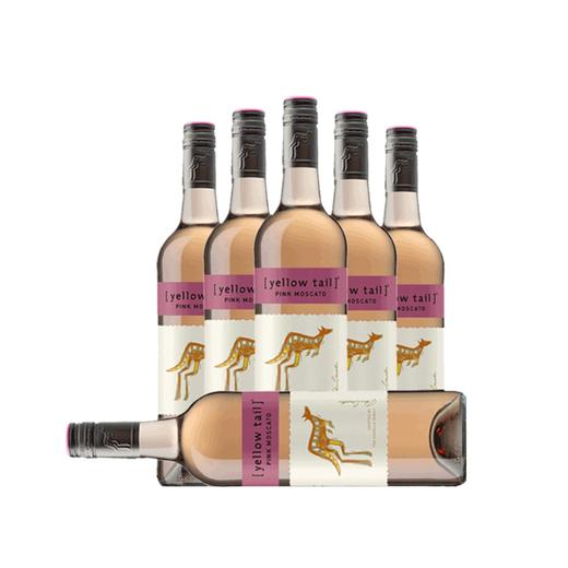 【整箱6瓶】黄尾袋鼠幕斯卡桃红葡萄酒750ml*6瓶 商品图1