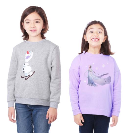 Disney迪士尼Frozen kids' Long Sleeve Crew Tee儿童长袖圆领T恤JPY带授权招加盟代理 商品图3