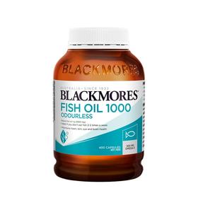 【直邮】澳洲BLACKMORES澳佳宝无腥味mini小粒深海鱼油400粒 omega-3