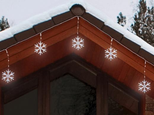圣诞装饰灯雪花LED Snowflake Light String 18ft (5.4m) #627769JPY带授权招加盟代理 商品图1