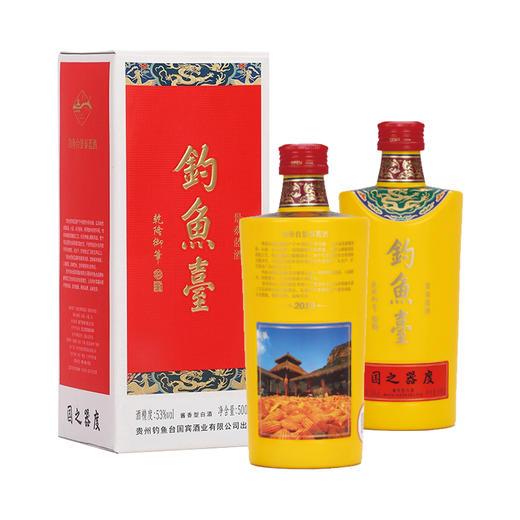 钓鱼台 景泰蓝春夏秋冬系列 53度 酱香型白酒 500ml/瓶 商品图3