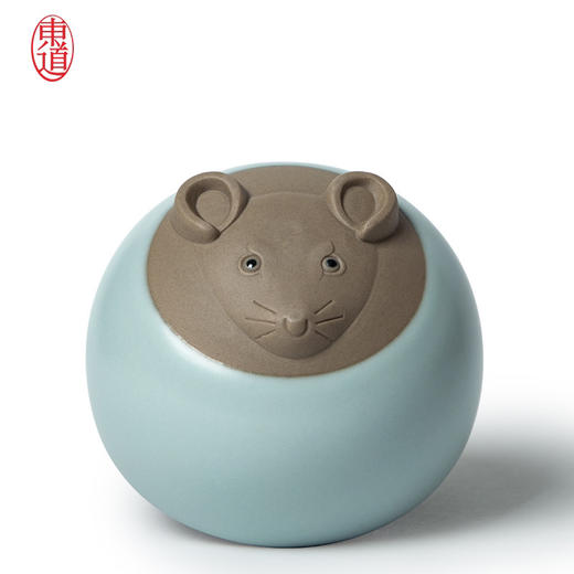 东道汝窑｜鼠来宝单杯B款 商品图1