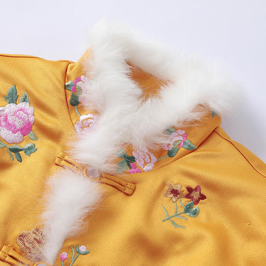 MD-3945秋冬新款大小姐风范中式小棉衣立领外套 商品图3