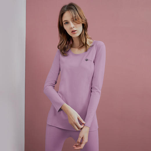 嫚熙秋衣秋裤打底保暖两件装 商品图1