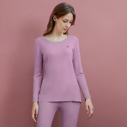 嫚熙秋衣秋裤打底保暖两件装 商品图3