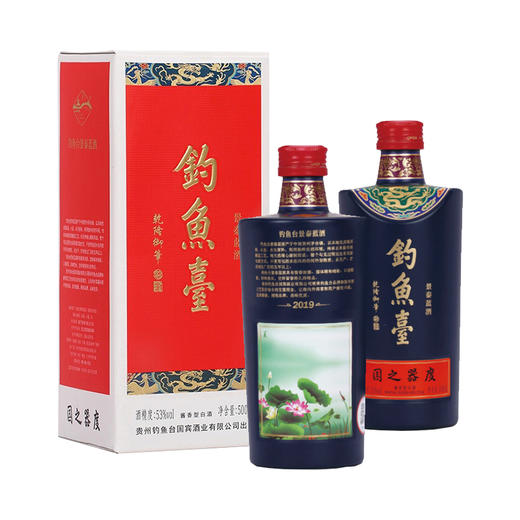 钓鱼台 景泰蓝春夏秋冬系列 53度 酱香型白酒 500ml/瓶 商品图1