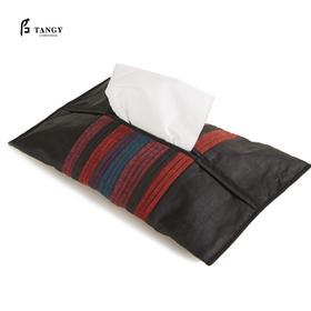 TANGY Collection 天意文创系列茛绸纸巾盒L16419