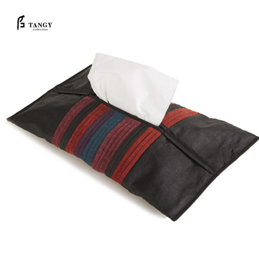 TANGY Collection 天意文创系列茛绸纸巾盒L16419 商品图0