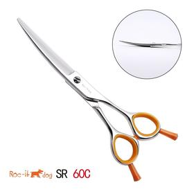 台湾锋狗剪刀SR-60C 专业美发剪刀理发剪刀弯刀翘剪纹理修饰剪刀