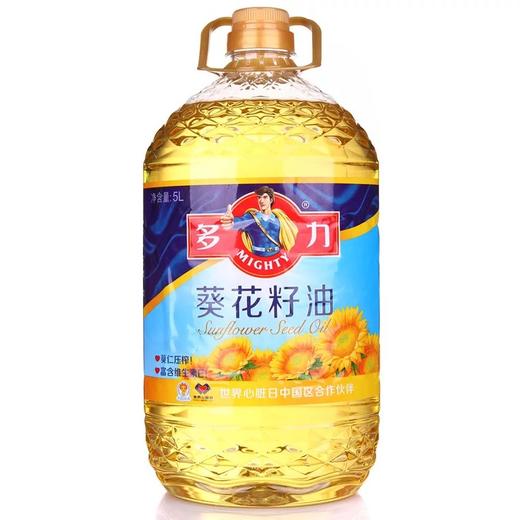 多力非转基因压榨葵花籽油5L 商品图0